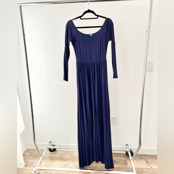 Pinkblush navy long sleeve maxi - Picture 5 of 5